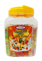 YAME Jelly Straws Assorted Flavors 40 Pcs 56.44 Oz - SANI-LLC