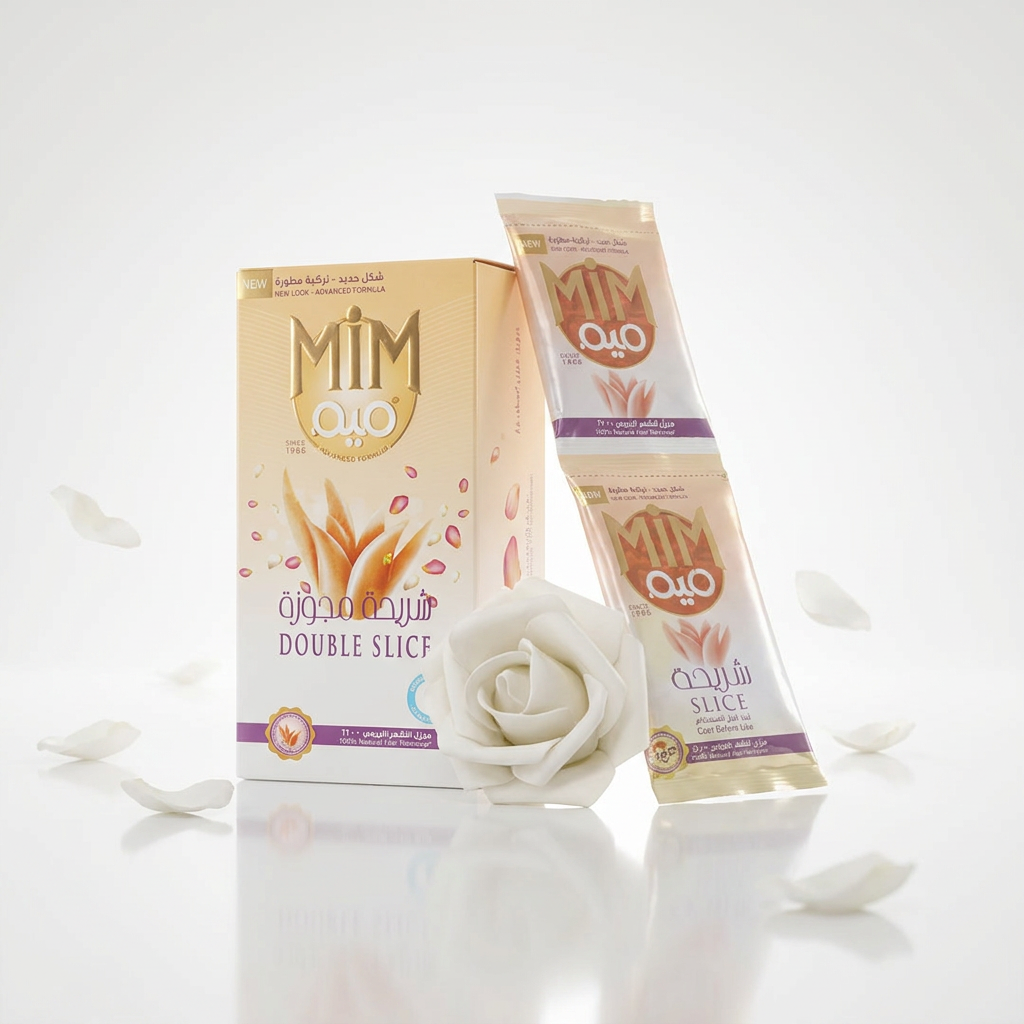 MIM Hair Removal 100% Natural Hair Remover Double Slice Advanced Formula for Body, showing the product container and packaging.