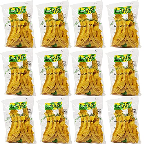 Lam's Plantain Strips || Tiras de Platano || Vegetable Snacks || Healthy & Fresh Snacks || Gluten-free || Banana Chips || Natural Slices || 2.5oz || 71g - SANI-LLC