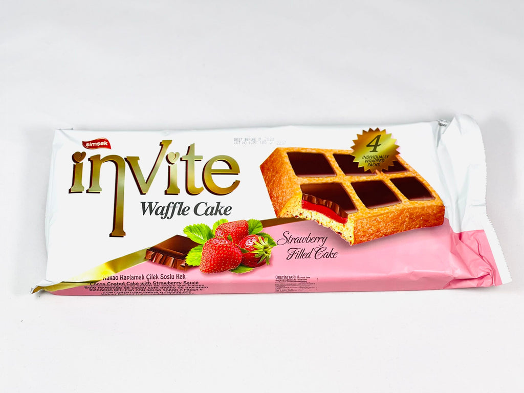 Simsek  NVITE WAFFLE CAKE CHOCOLATE (MUILTIPACK 4) 180G - SANI-LLC