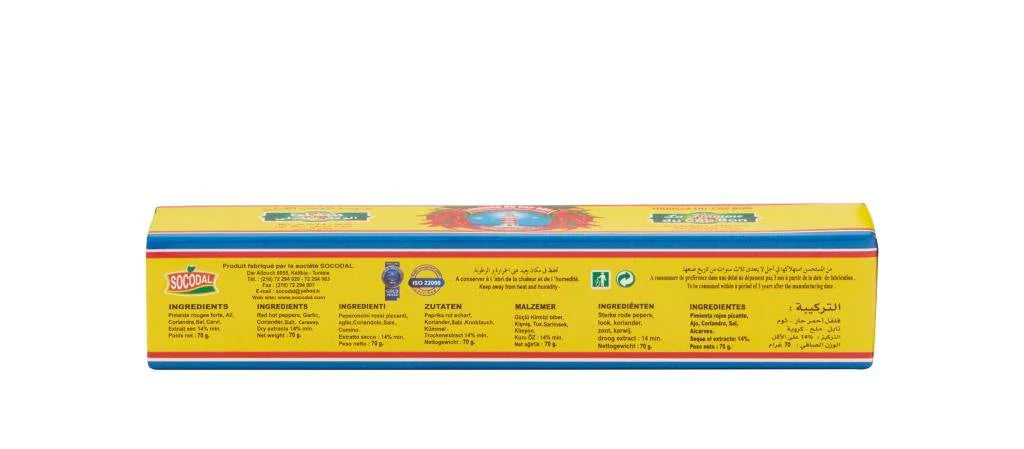 Harissa la Flamme du Cap Bon (70g) Tube - SANI-LLC