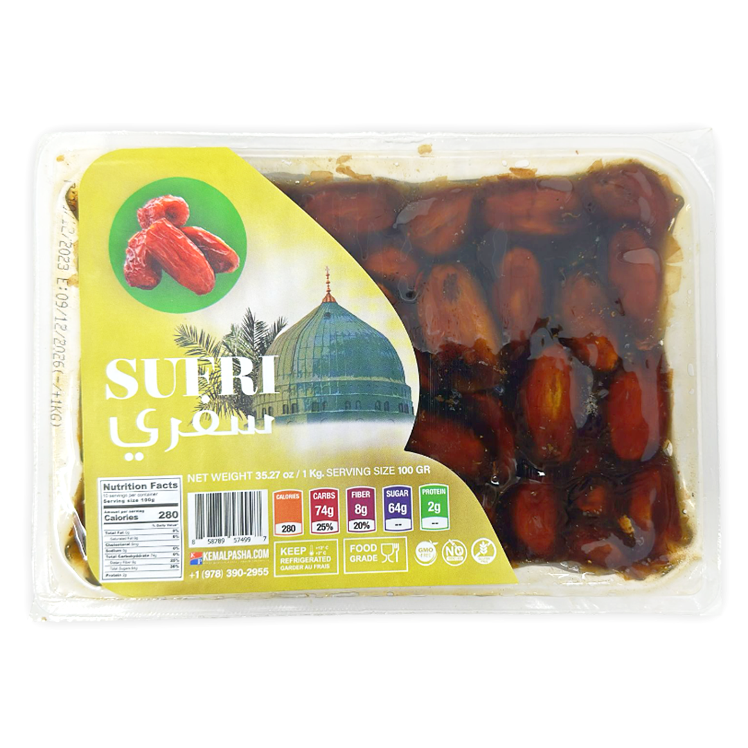 Almadina Sufri Dates Premium Saudi Dates 1KG 2.2lbs