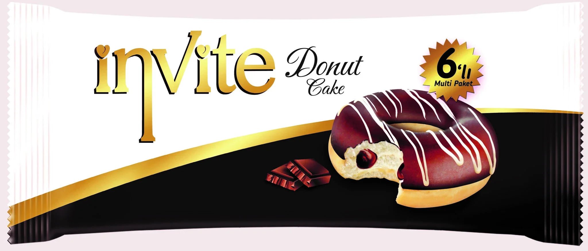 Simsek Invite Donut With Cocoa Sauce 240G - SANI-LLC