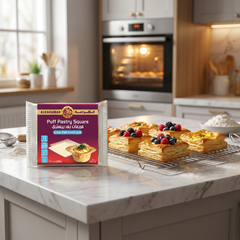 ALKARAMAH LOW FAT 15 PUFF PASTRY SQUARE 400gm