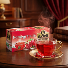 Alattar Pomegranate Kajarat Tea - 20 Bags - Natural Hot or Cold Drink