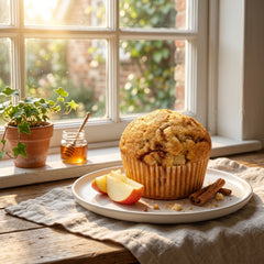 Oven Delights Apple Cinnamon Muffin (4.6 oz) - Packed with Fresh Apples & a Burst of Cinnamon