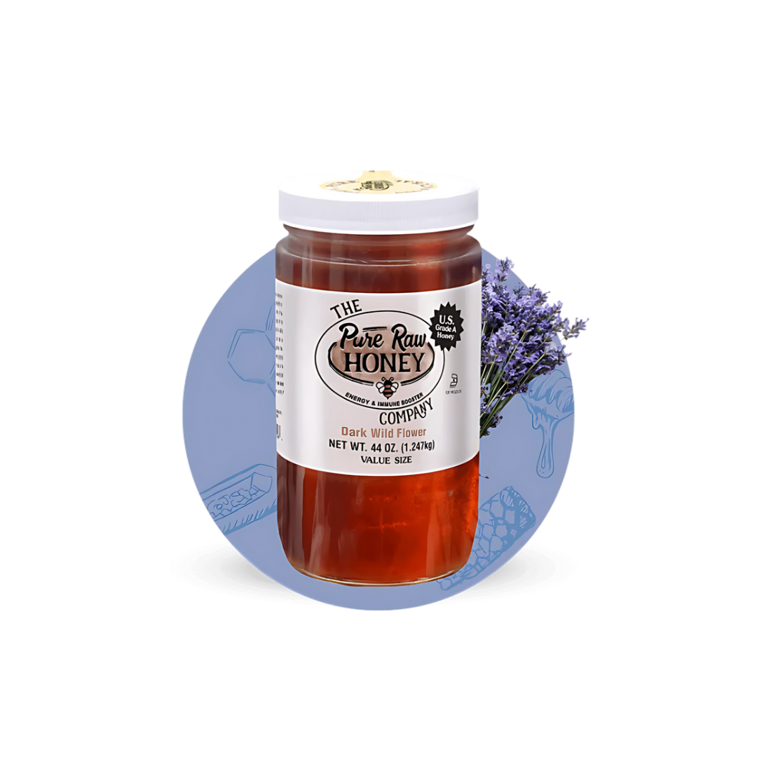 Pure Honey Dark Wild Flower 12 x454g - SANI-LLC