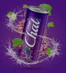 Chat Grape Soda 250ml Can, Refreshing Crisp Taste, Everyday Refreshment - SANI-LLC
