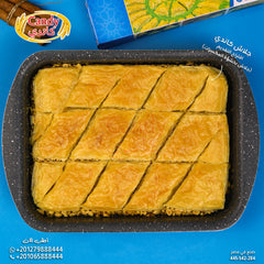 Candy premium filo pastry sheets, thin and flaky vegan-friendly dough for baklava, savory pies, and Mediterranean appetizers.