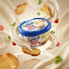 Almarai Creamy Cheese 350g Spreadable Tub for Breakfast & Dips