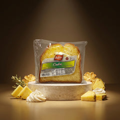 Delisia Pineapple Cream Cheese Cake 4oz Moist Pastel de Queso -Single Cake Snack