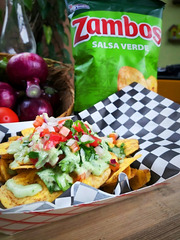 Zambos Salsa Verde Banana Plantain Chips 5.29oz 150g