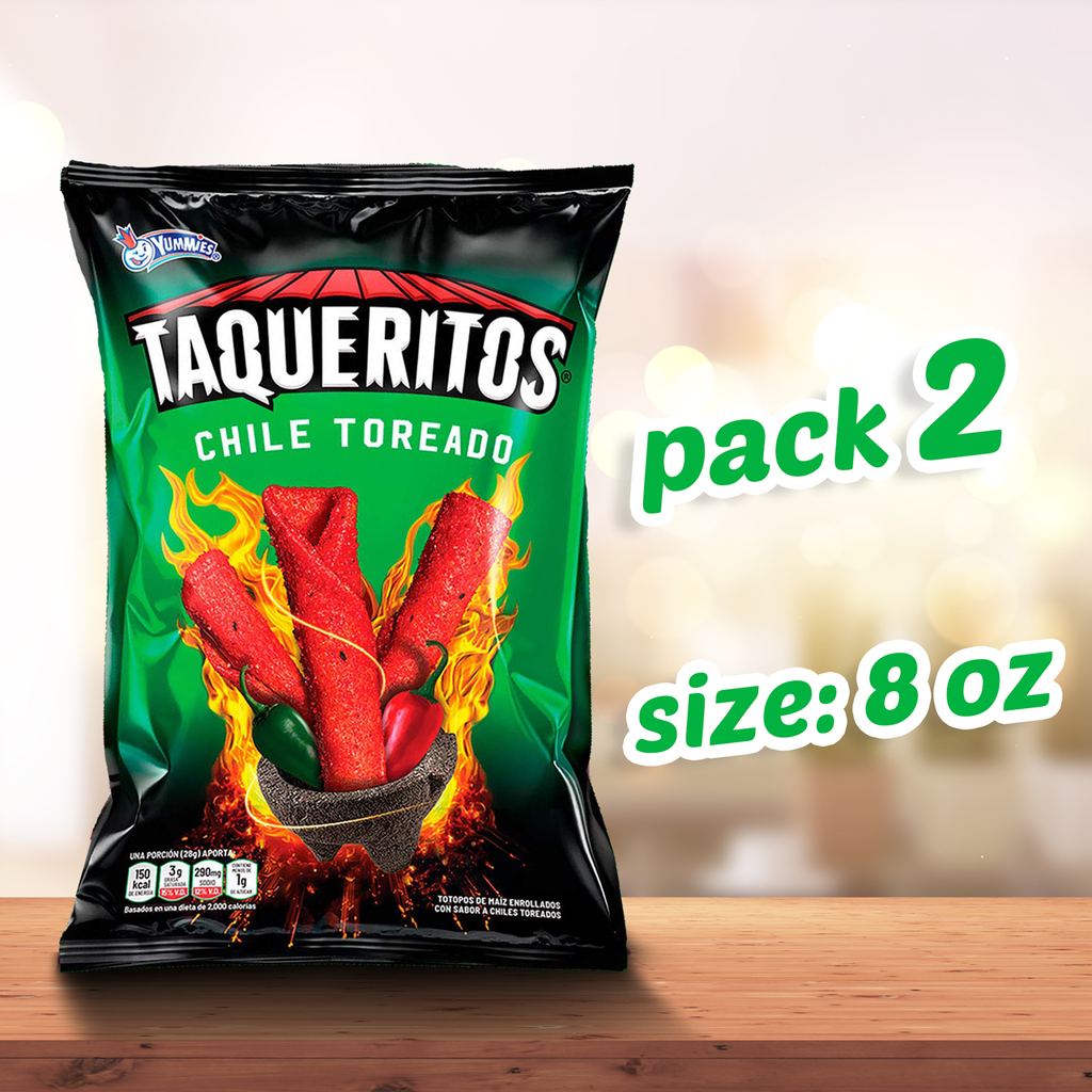 Taqueritos Extremos Chile Toreado 8oz Bags - SANI-LLC