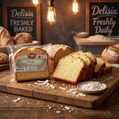 Delisia Coconut Cake 5oz Moist Torta De Coco Snack-Single Cake Snack