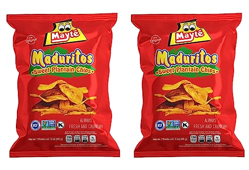 Mayte Maduritos || Sweet Plantain Chips || 3 oz / 85 g ||Always Crunchy (Pack 02) - SANI-LLC