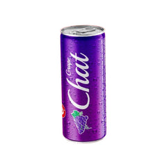 Chat Grape Soda 250ml Can, Refreshing Crisp Taste, Everyday Refreshment - SANI-LLC