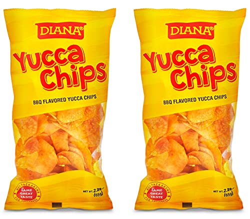 Diana|| Yucca Chips | | BBQ Flavored Yucca Chips || Crunchy Yucca chips || 2.29Oz /65g - SANI-LLC