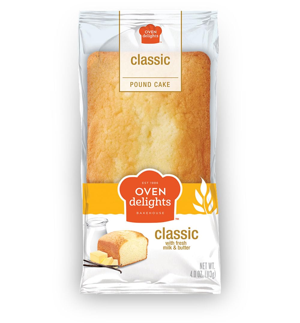 Oven Delights Classic Pound Cake (4 oz) Mini Loaves | Fresh Milk & Butter