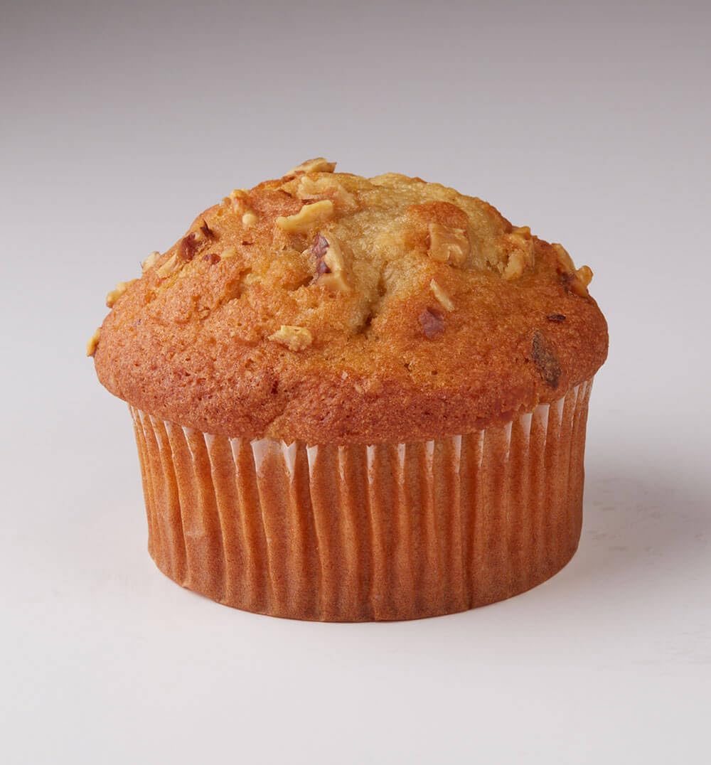 Oven Delights Banana Nut Muffins (4.6 oz) Baked with Ripe Bananas & Topped with Walnuts