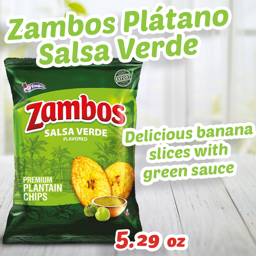 Zambos Banana Slices with Green Sauce 5.29oz