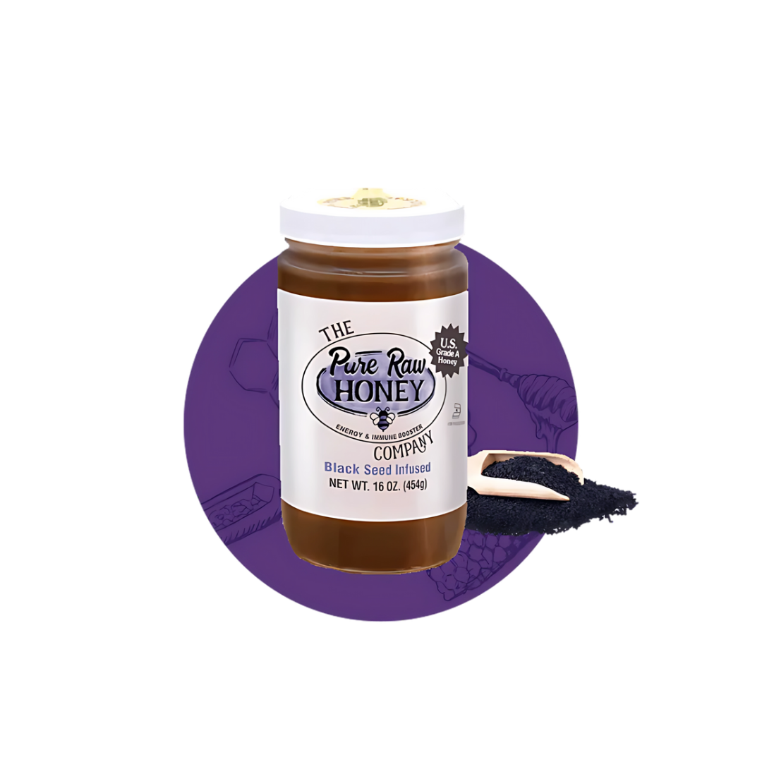 Pure Honey Black Seed infused 454g - SANI-LLC