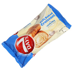 7 Days Soft Baked Croissant, 2.65 oz Single Pack, Rich Vanilla Filling, Individually Wrapped Pastry for Breakfast, Office, and On-the-Go Snacking