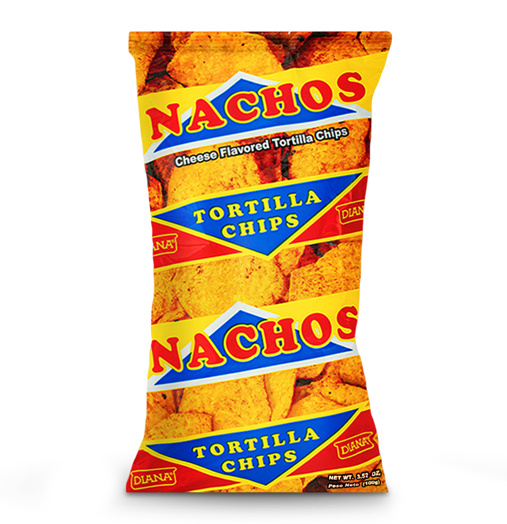 Diana Nachos Tortilla Chips Cheese Flavored 3.52oz 100g - SANI-LLC