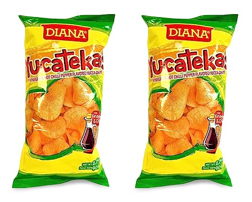 Diana Yucatekas (VINEGAR & HOT CHILLI PEPPER FLAVORED WITH YUCCA CHIPS) 2.29 Oz., 65g/ same great taste. - SANI-LLC