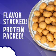 Manzelazo Japanese Style Peanuts 10 x 5.22 oz Bags (3.26 lb Total) Savory Crunchy Coating, Authentic Baked in Mexico Flavor Gourmet Snack Pack for Parties & Everyday Enjoyment