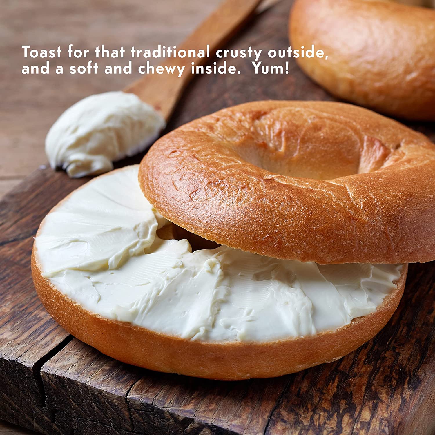 Toufayan: Jumbo Bagels | Health Baked Whole Wheat 6 pieces 14G Protein 20oz. - SANI-LLC