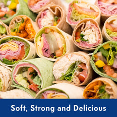 Toufayan Gluten Free Tortilla Wraps 6 Count (11 oz) Original Flavor Certified GF, Vegan Friendly for Tacos, Burritos & Healthy Wraps