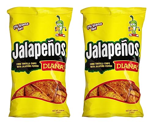 Diana jalapenos snacks 3.84 oz - tortilla (Pack of 02) - SANI-LLC