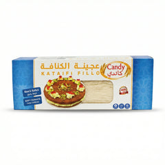 Candy Kataifi Fillo Pastry Dough, 454g Thin Thread Soft Kunafa Dough, Premium Shredded Phyllo for Traditional Mediterranean and Middle Eastern Sweets - SANI-LLC