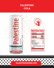 Palestine Cola 330ml Carbonated Soft Drink Refreshing Soda