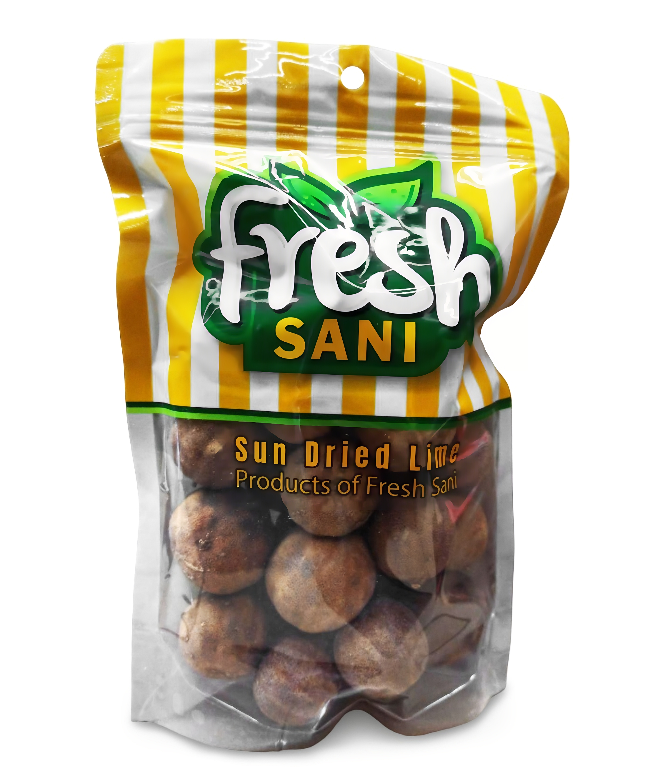 Fresh Sani Sun Dried Lime Yellow Limes for Cooking 200g