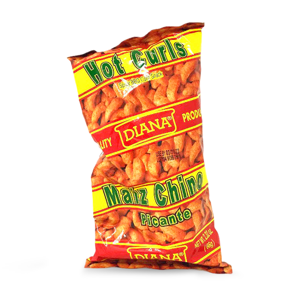 Diana Crunchy Hot Corn Curls Spicy BBQ Corn Snack 1.83oz