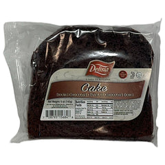 Delisia Double Chocolate Loaf Cake 5oz - Rich Sliced Dessert Snack