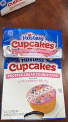 Hostess Frosted Sugar Cookie CupCakes 6-Pack 19.02oz Sweet Snack
