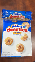 Hostess Donettes Crunch Mini Donuts 10-Pack 40oz Breakfast Snack