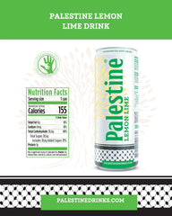 Palestine Drinks Lemon Lime 330ml Sparkling Citrus Soft Drink