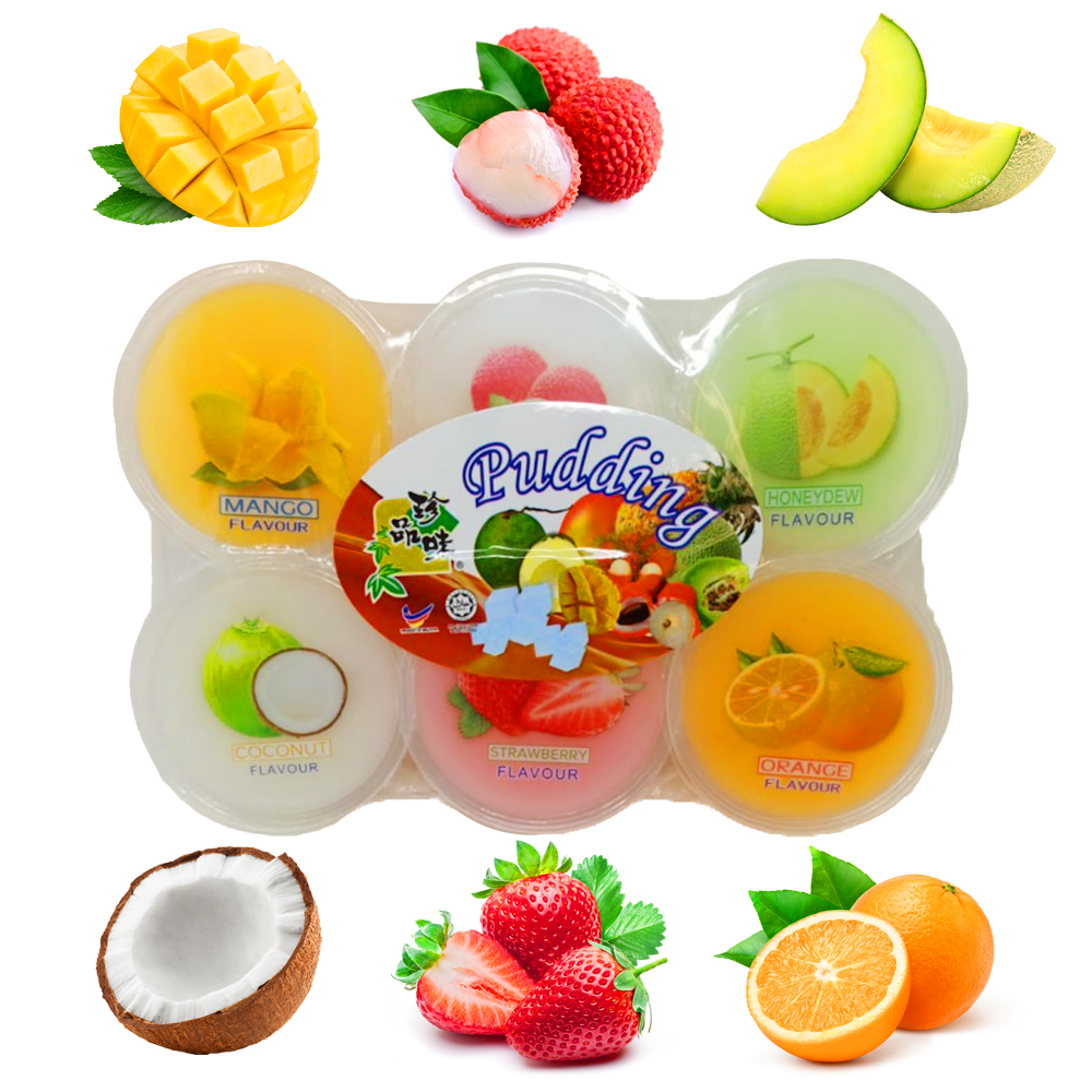 Yogurt 6 Mixed Flavors Jelly Cups 