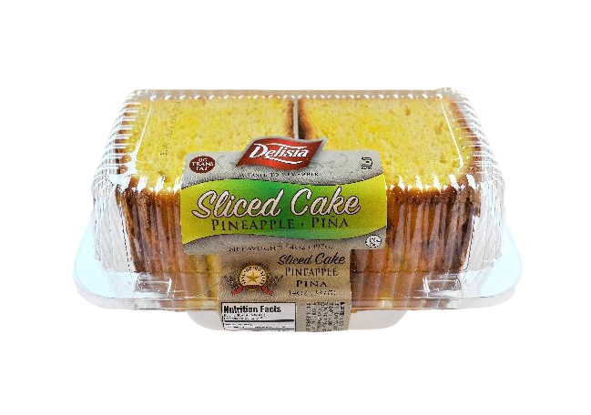 Delisia Cake Sliced Pineapple 14oz - SANI-LLC