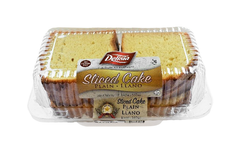 Delisia Cake Sliced Plain 14oz - SANI-LLC