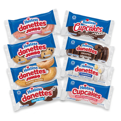 Hostess Sweet Treats Variety Sampler Pack – 7 Individually Wrapped Snack Packs (CupCakes & Donettes Assortment)
