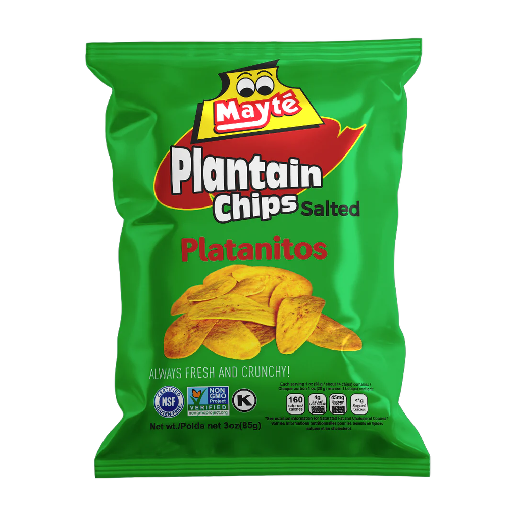 Mayte Salted Plantain Chips Platanitos 3 oz 85g