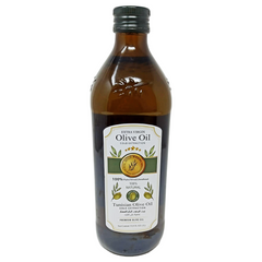 Premium Tunisian Extra Virgin Olive Oil, Pure Filtered Unrefined 100% Natural, 33.8 fl oz (1 L)
