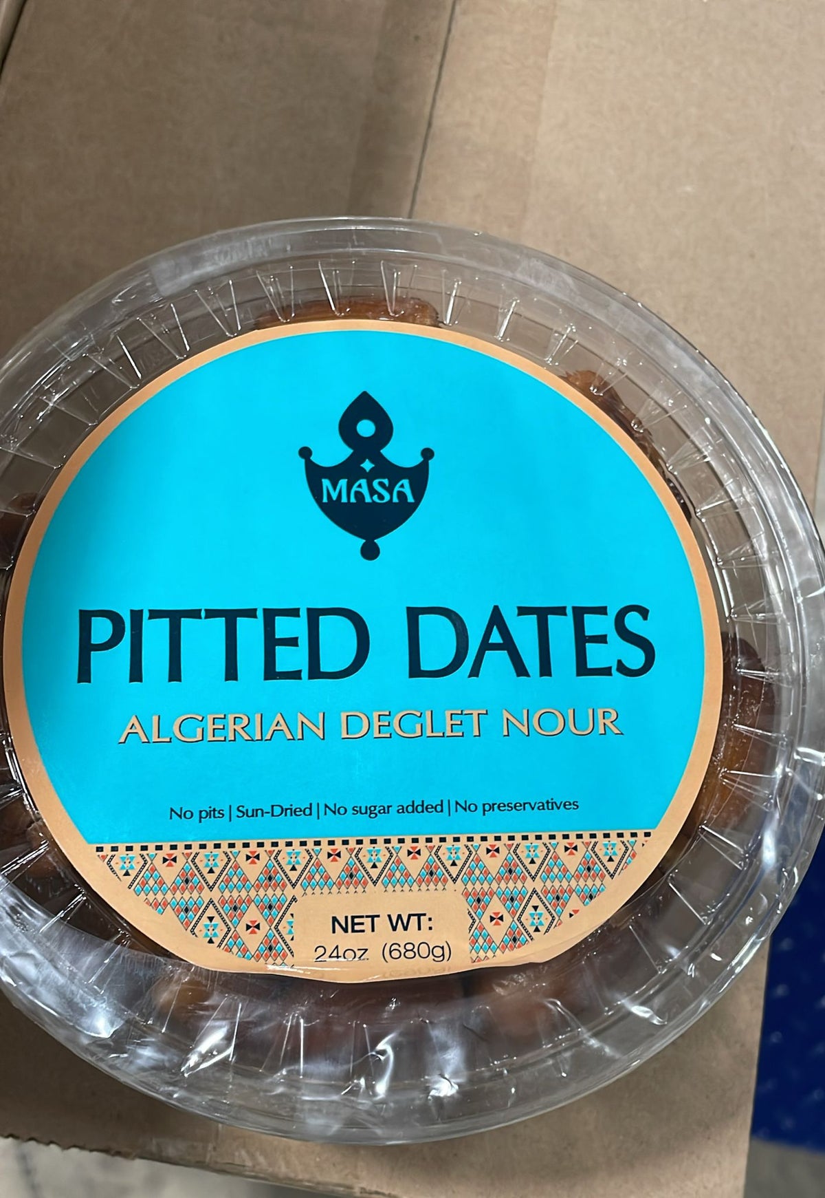 Pitted Dates Algerian Deglet Nour 680g 24oz