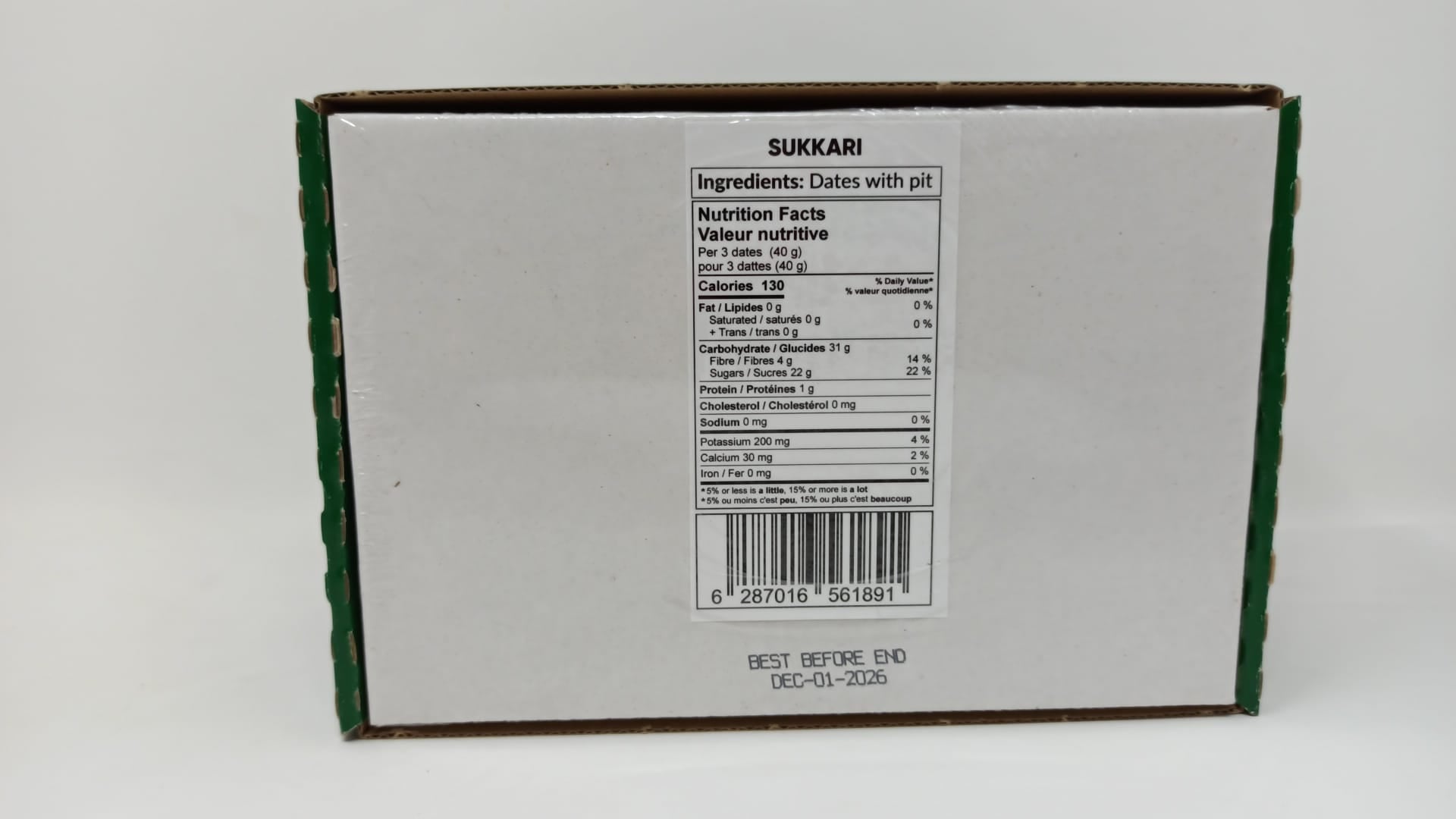 CASTLE FARMS:SUKKARI DATES 2LBS (8X900G)