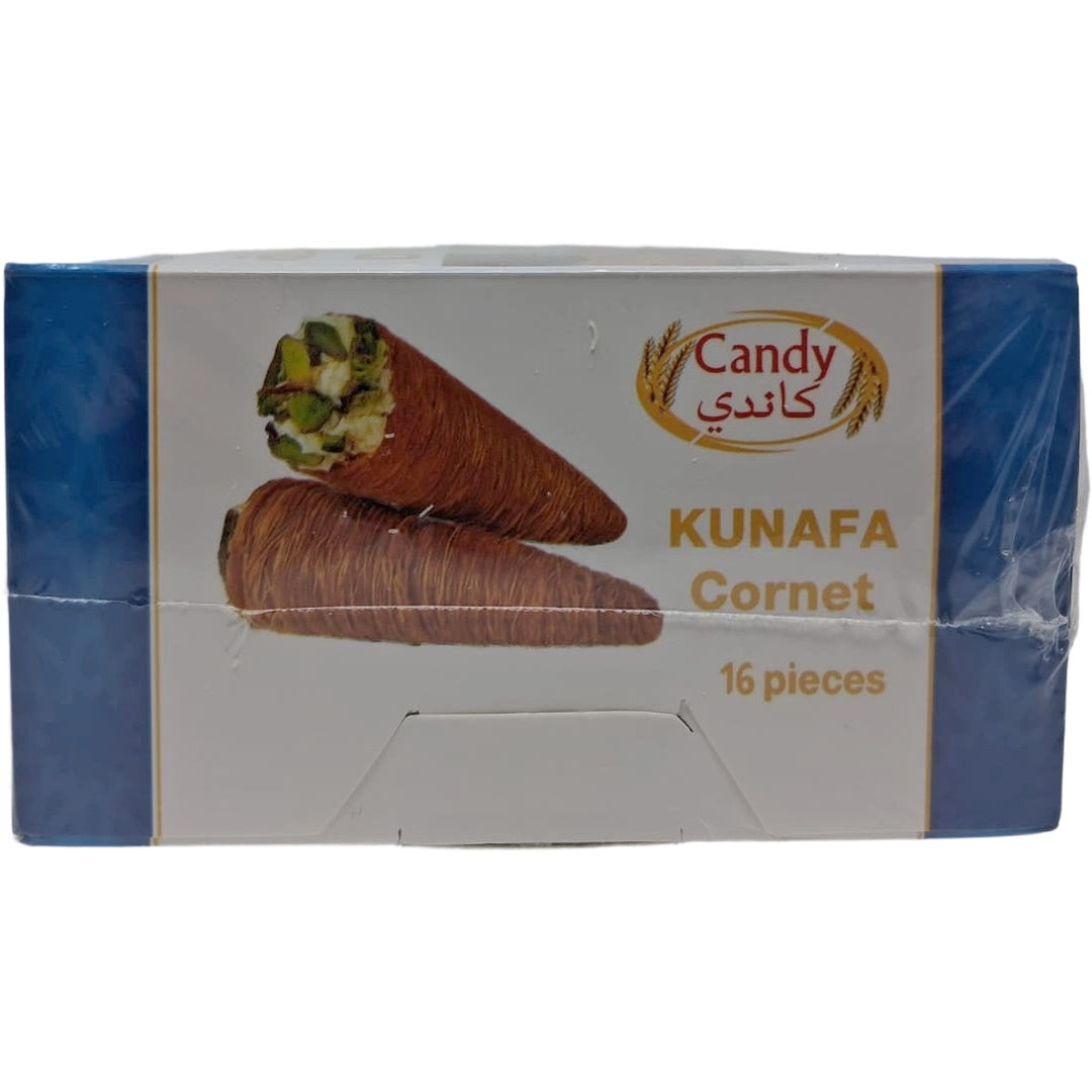 Candy Dried Kunafa Cornet 16Piece 281g Shells for Gourmet Desserts - SANI-LLC