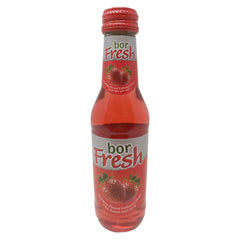 Bor Fresh Strawberry Flavored Carbonated Drink, 200ml Glass Bottle, Sparkling Fruit Soda Beverage, Refreshing Fizzy Drink Made with Beetroot Sugar - SANI-LLC